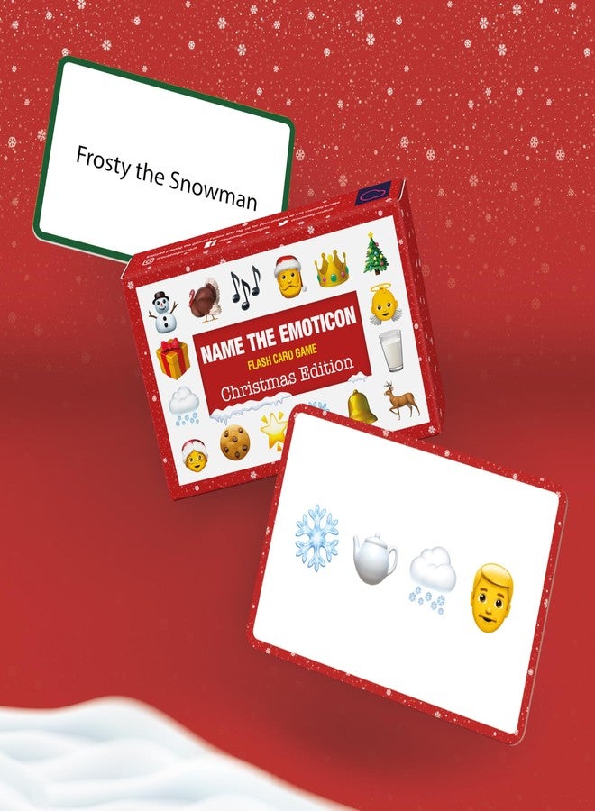 Bubblegum Stuff - Name The Emoticon Game - Christmas Edition - Guess Christmas Item Funny Emoji Flash Card Board Game - Fun Memory Game - Suitable for Family, Kids, Teenagers & Adults… - Image 2